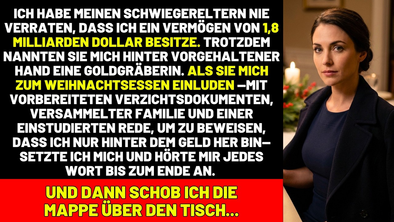 Ich Verheimlichte Mein 1,8-Mrd.-Verm&ouml;gen&mdash;Sie Nannten Mich GOLDGR&Auml;BERIN&hellip; Bis Ich Die Mappe Schob...