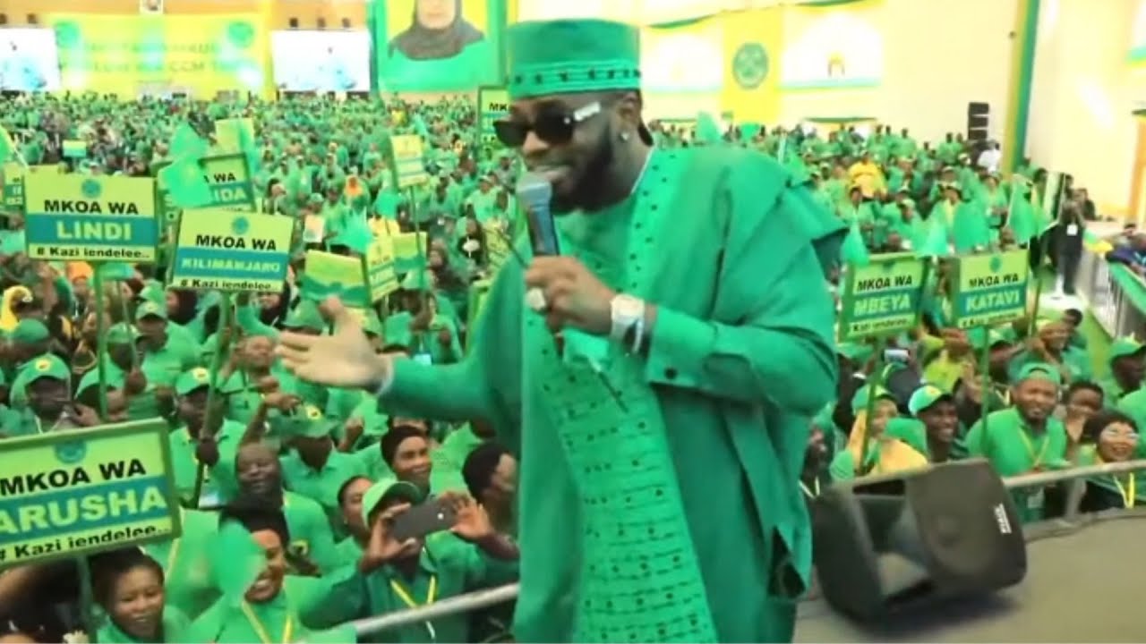 DIAMOND APIGWA STOP NA RAIS SAMIA AKIIMBA WIMBO HUU WA CHAMA CHAKE