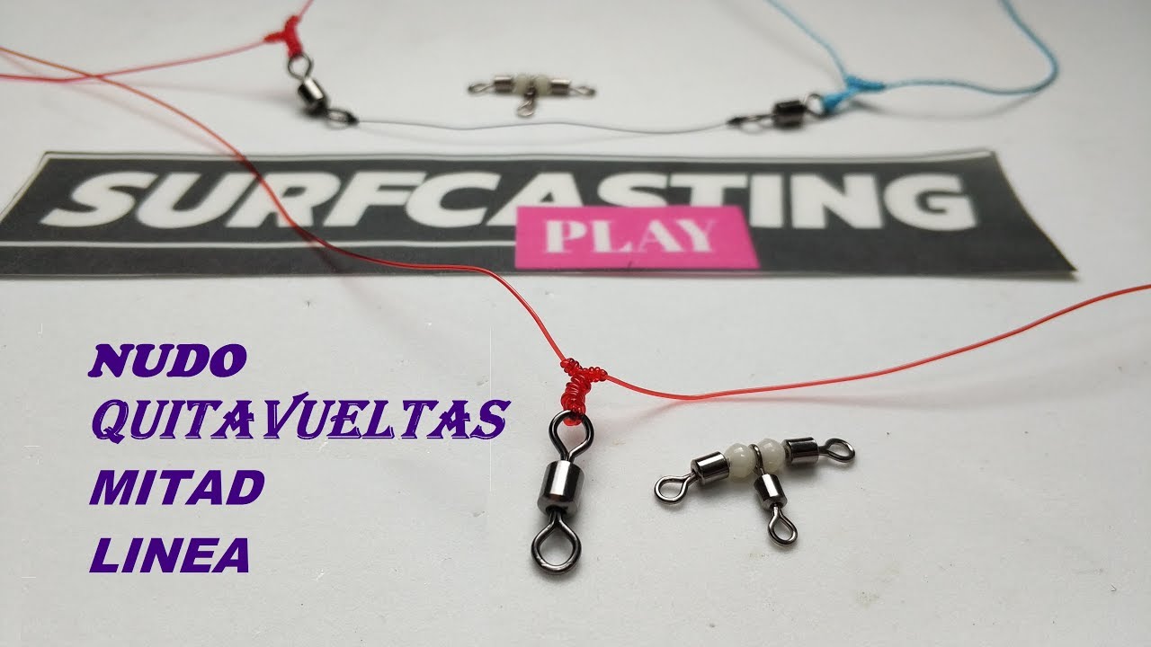 NUDO ESMERILLON O QUITAVUELTAS MITAD LINEA