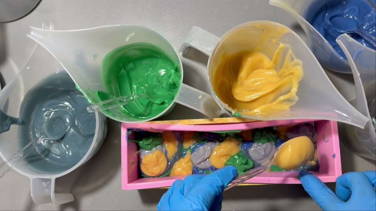 Soap Making and Cutting of Early Spring Soap - Full video