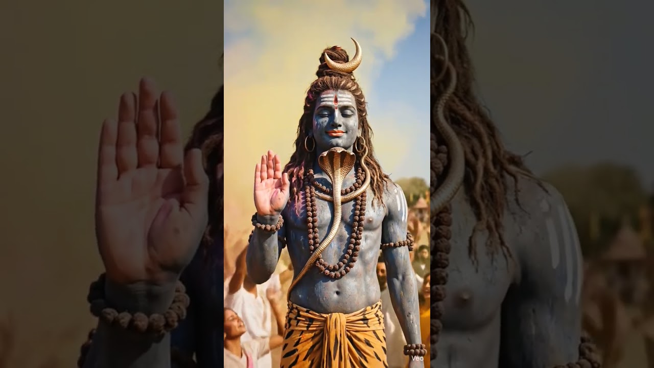 #Bhole key saath holi #mahadev 