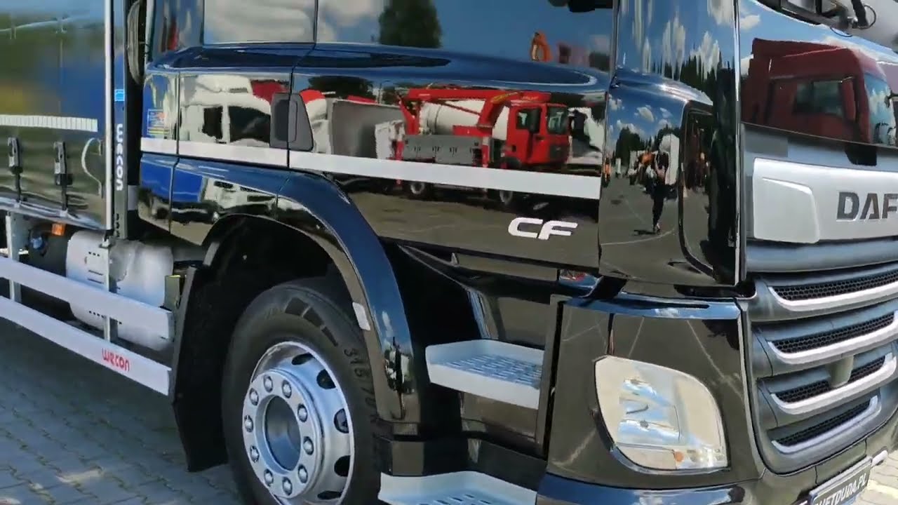 DAF CF 290 z Windą DHollandia Zabudowa Firana 4x2 duetduda.pl