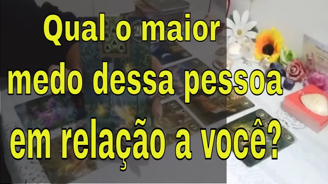 Após  esse afastamento qual o maior medo dessa pessoa em relação mim?🔮✨