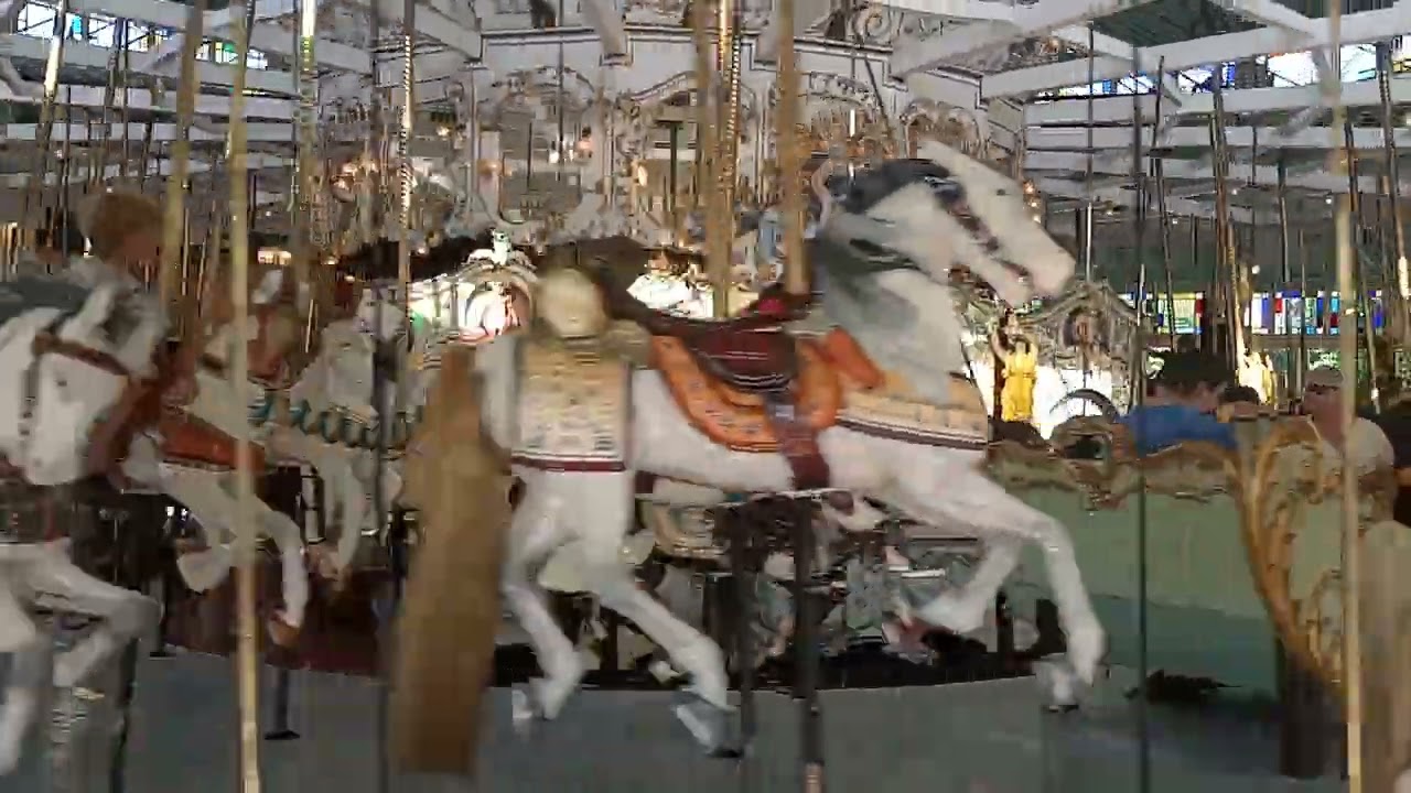 Crescent Park Looff Carousel Offride POV (June 2024)