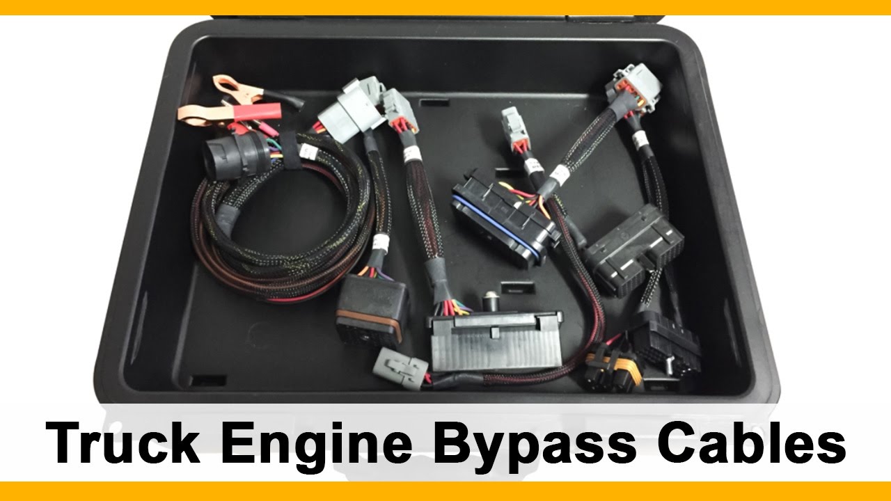 Commercial Truck Engine Bypass and Programming Cables for CAT, Cummins, Detroit, and More