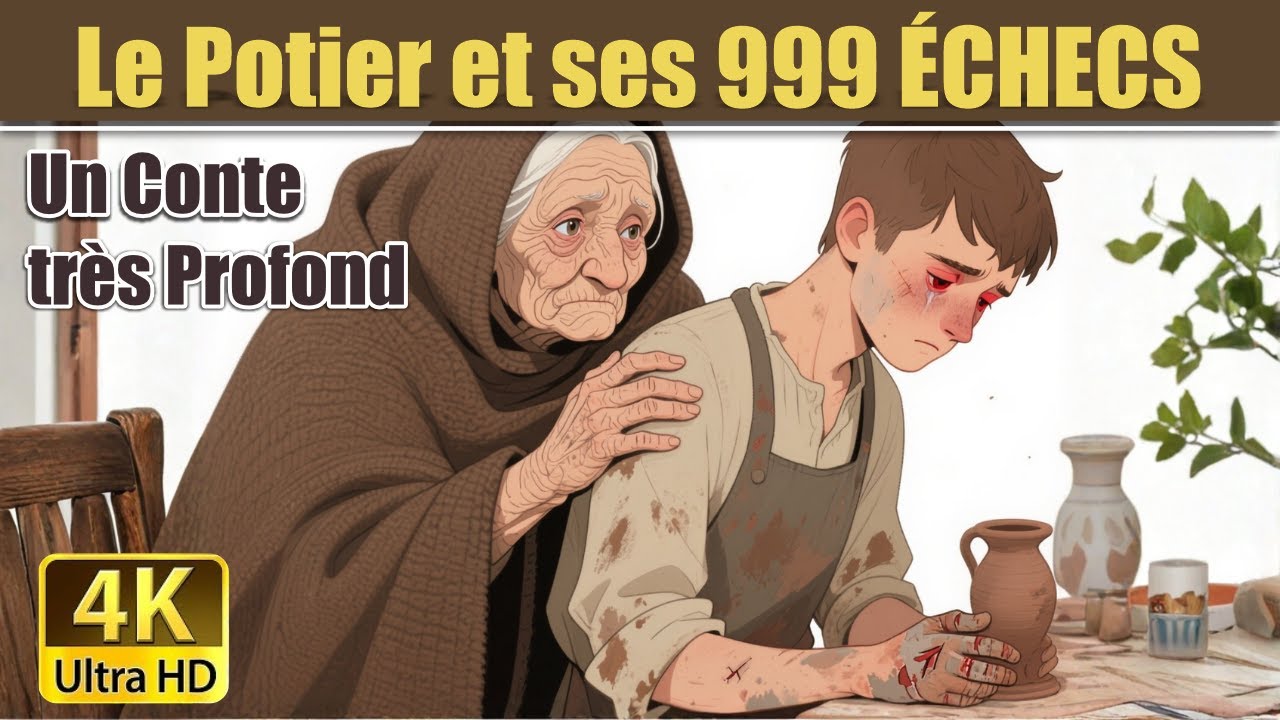 LE POTIER ET SES 999 ÉCHECS | Un conte en Français très profond sur la Patience