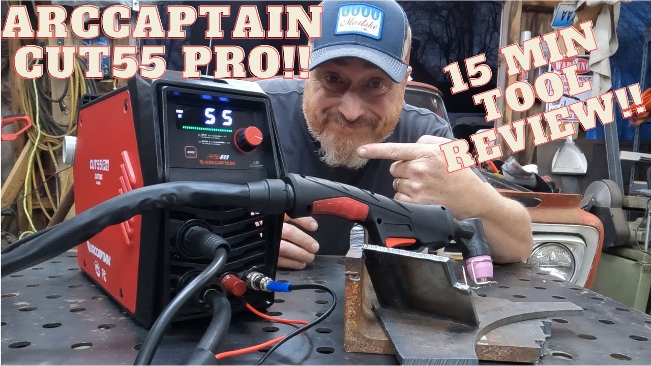 Обзор плазменного резака Arccaptain CUT55 Pro Pilot Arc! Пилотная дуга, приложение Bluetooth, уве...