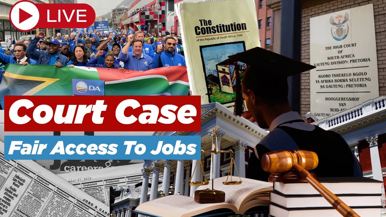 Media Briefing: DA court challenge against jobs race quotas