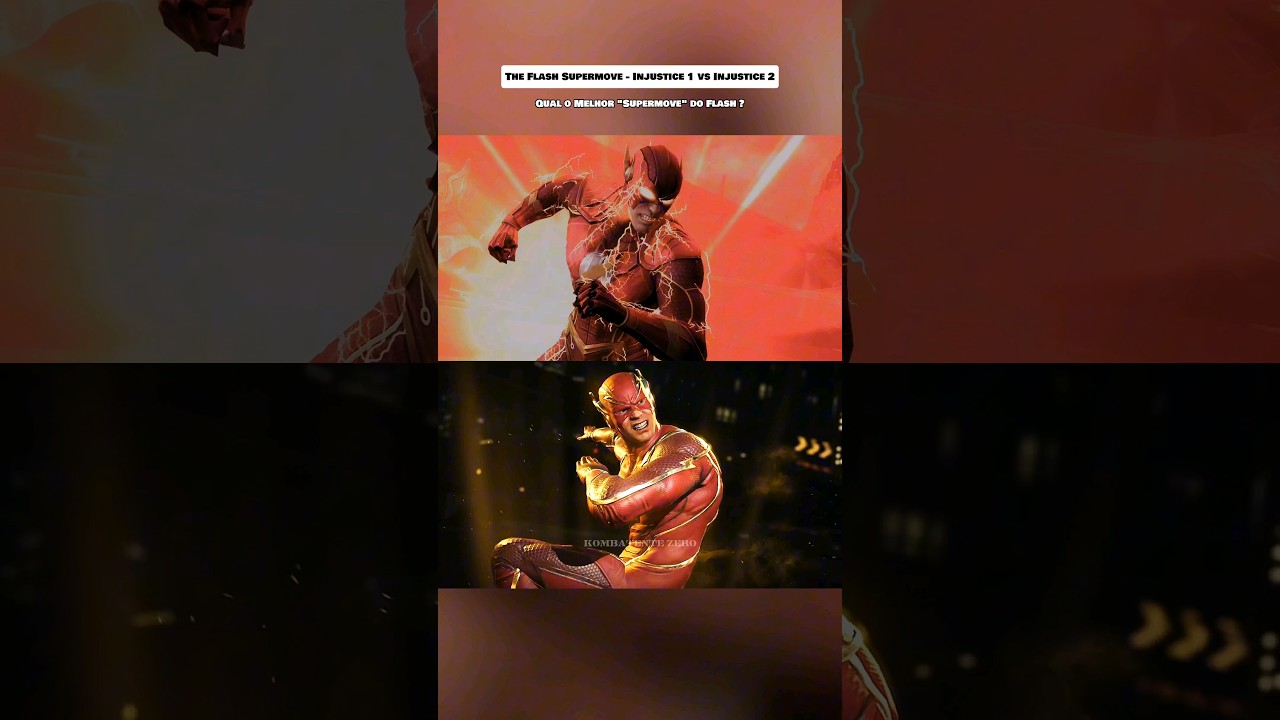 Which Flash Supermove Looks Better? - Injustice 1 vs Injustice 2