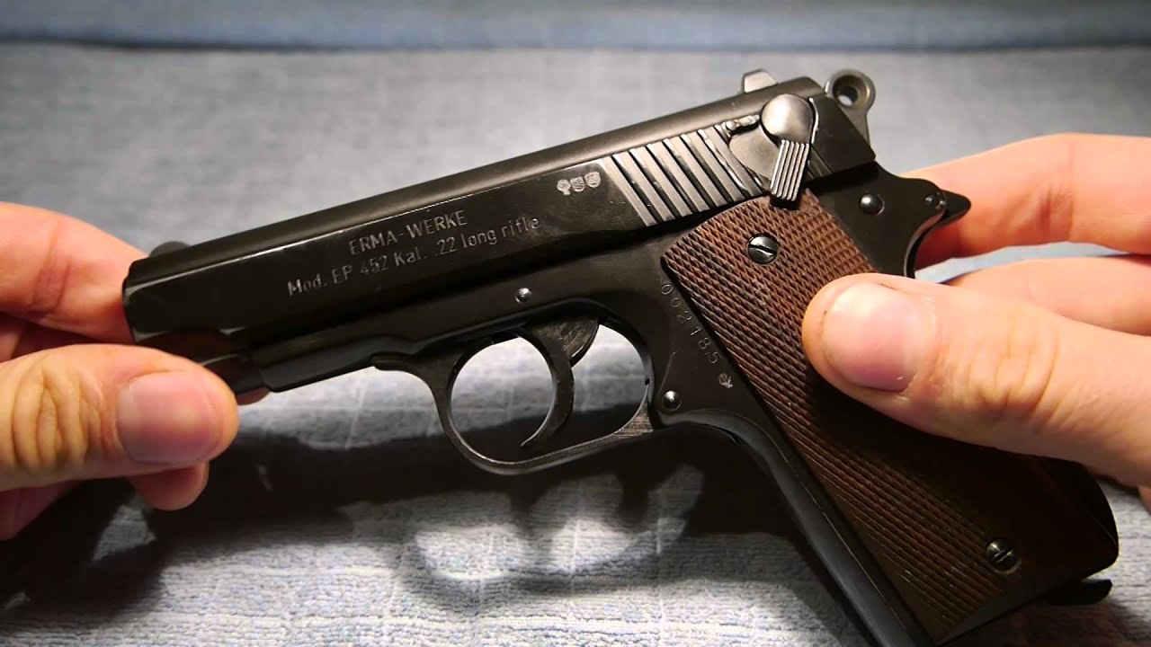 Erma Werke EP452 .22lr  Short Review and Field Strip