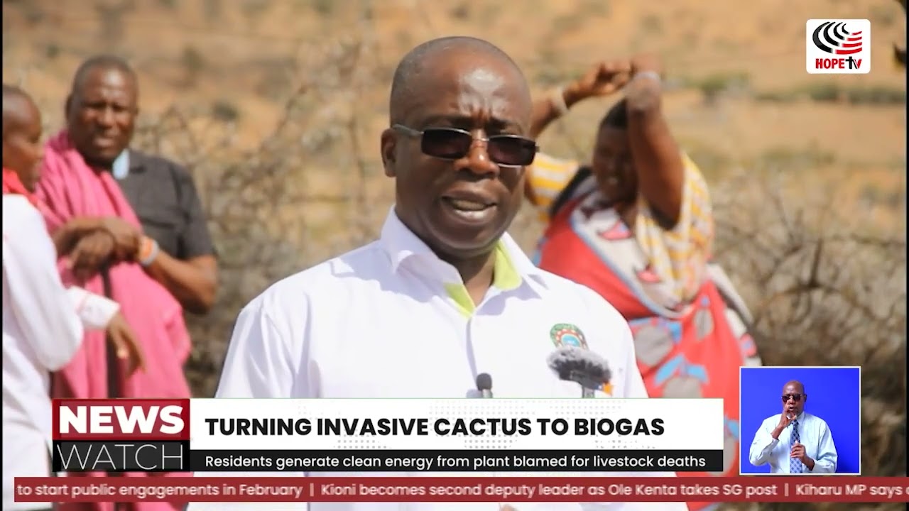 TURNING INVASIVE CACTUS TO BIOGAS