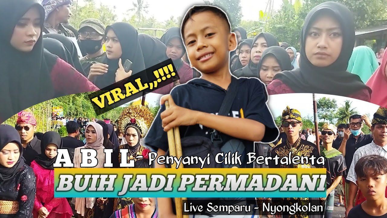 BUIH JADI PERMADANI - ABIL - PENYANYI CILIK BERSUARA EMAS BERSAMA MUSISI JALANAN LOMBOK AAGUL MUSIK