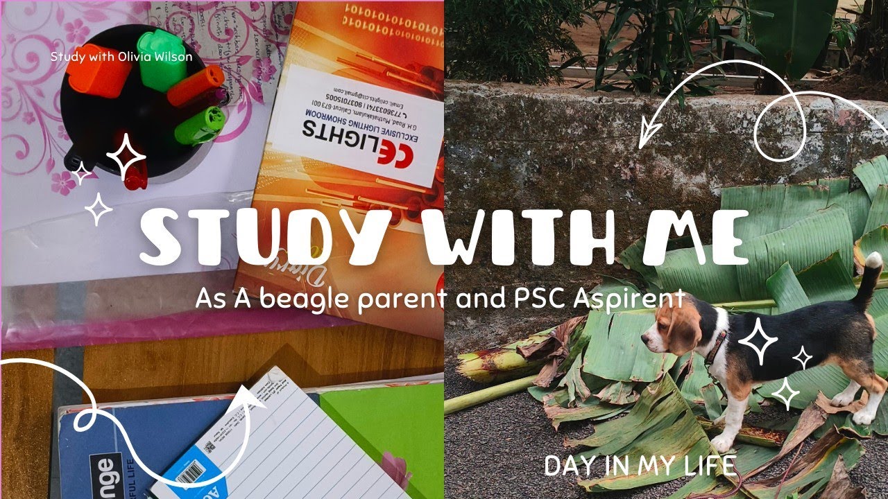 ✨Day in my life as a DOG PARENT 🐶 | Studying for KPSC | Study Vlog 📚| Housewife✨       #study vlog 