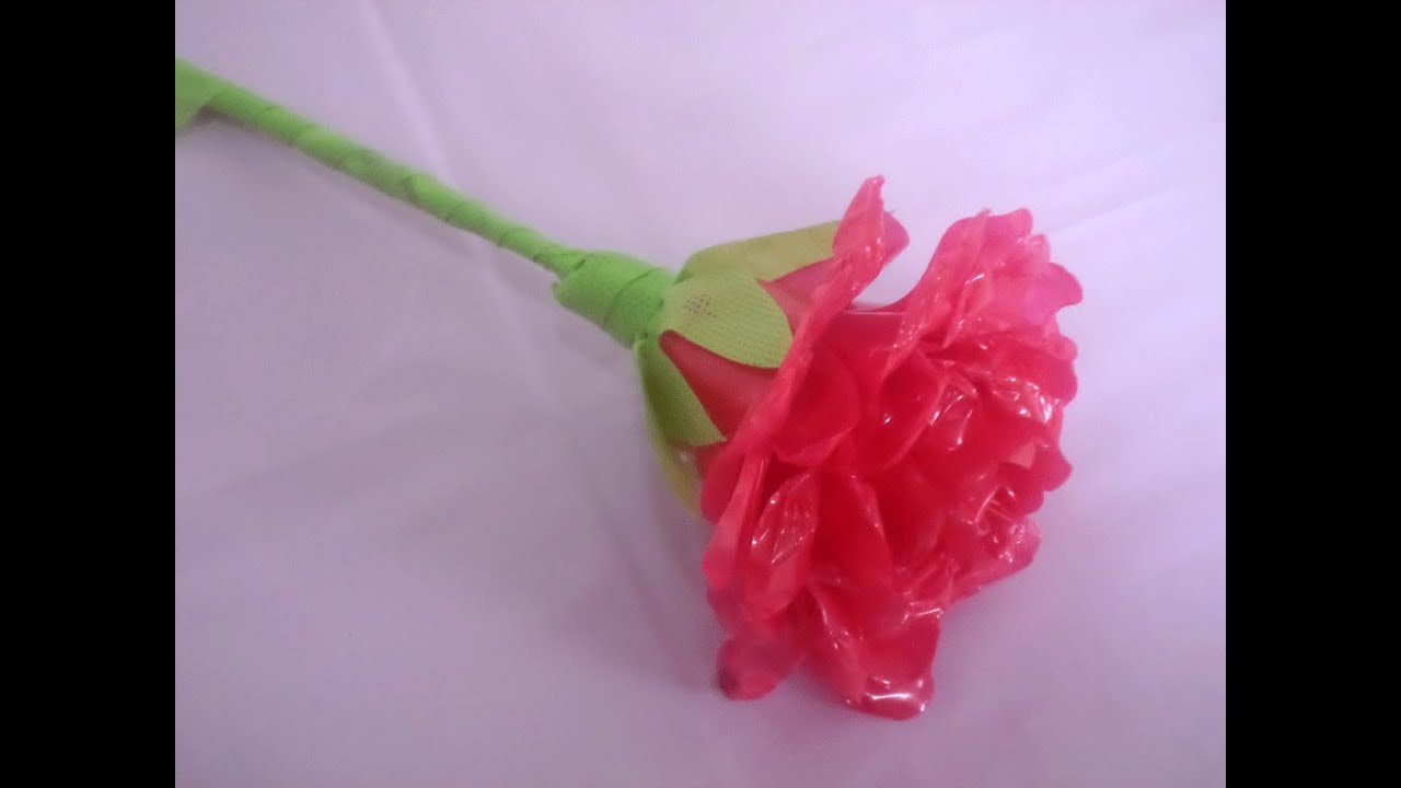Recycled Plastic Rose - DIY