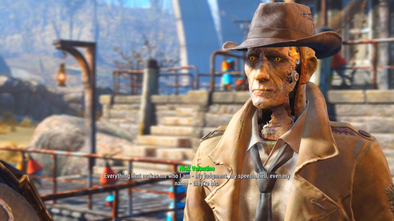 What Nick Valentine Says to You When You Finally Earn His Trust | Fallout 4