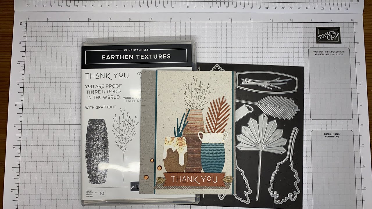 Stampin’ Up! Earthen Textures Thank You Card Tutorial