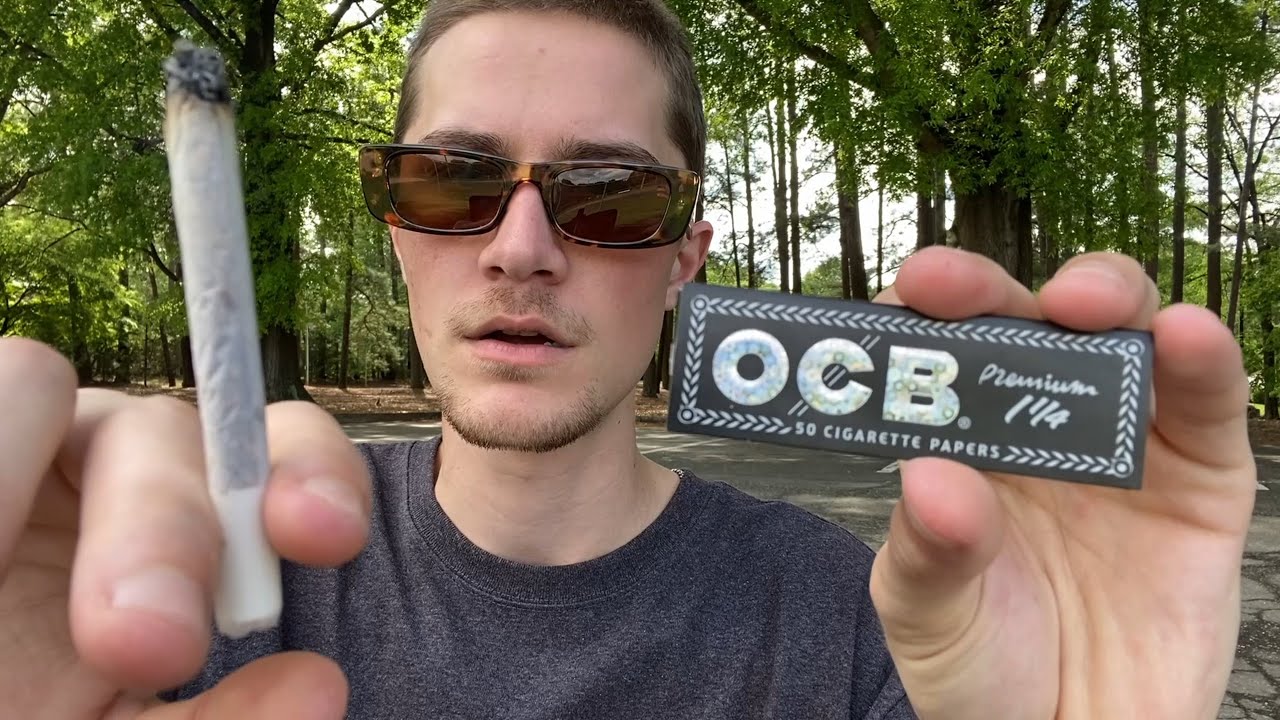 Smoking a Cigarette Rolled with OCB PAPER for the First Time