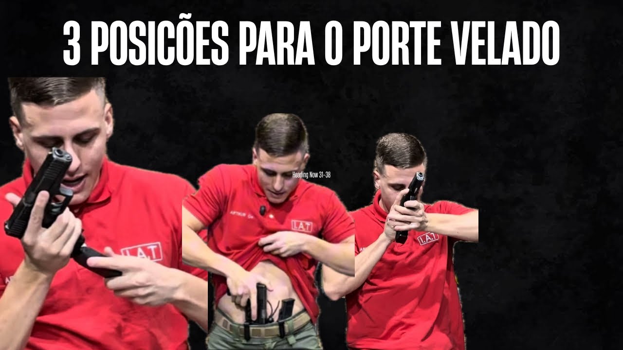 3 Melhores Posições Para Porte Velado (Qual a Ideal Pra Você?)
