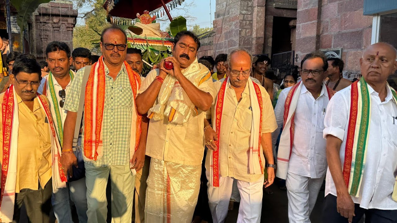 పెండ్లి కుమారుని ఉత్సవం #మంగళగిరి పట్టణ పద్మశాలీయ బహుత్తమ సంఘం కైంకర్యం 