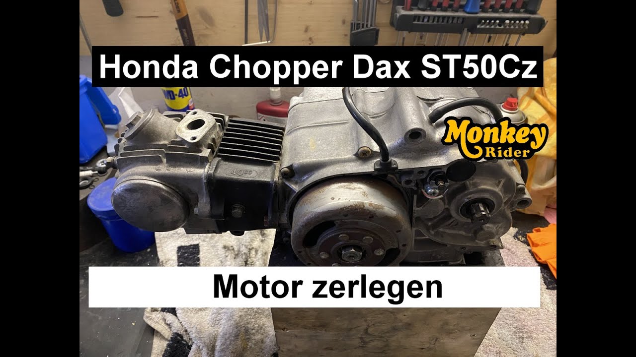 Honda Dax ST50-C, #12  Motor zerlegen