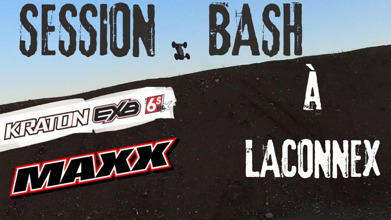 🚀Bash de OUF à Laconnex ! Kraton 6S EXB + Maxx V2 en mode freestyle #arrma #backflip #rccar #traxxas