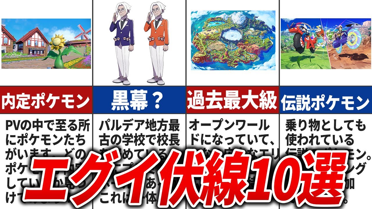 【ポケモンSV】公式PVに隠されているヤバい要素10選【スカーレット・バイオレット】