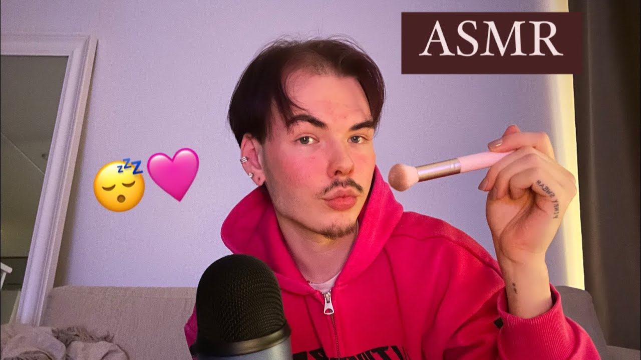 ASMR Suomi - close up whispers and mic brushing 💨🎐