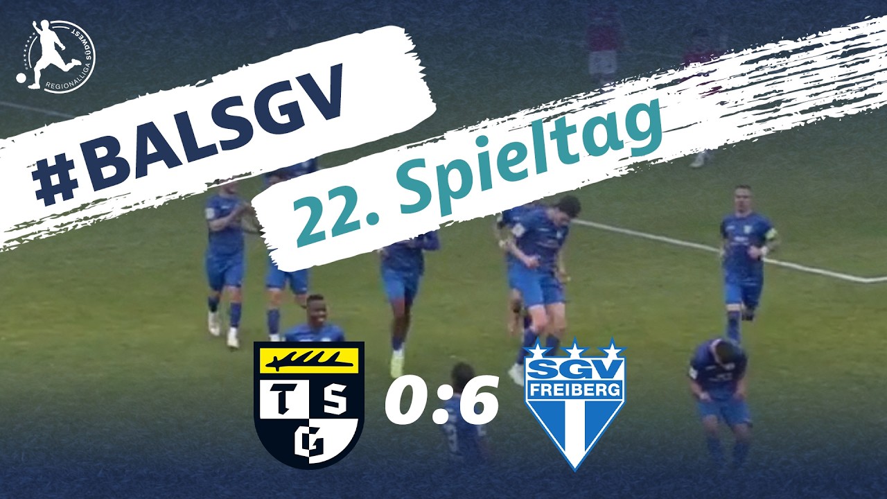 Tor-Reigen für Freiberg | TSG Balingen - SGV Freiberg | 22. Spieltag RLSW