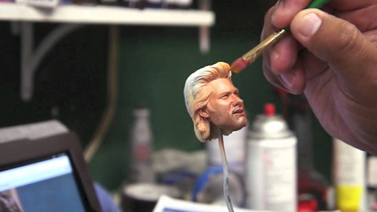 1/6 scale head painting part 2
