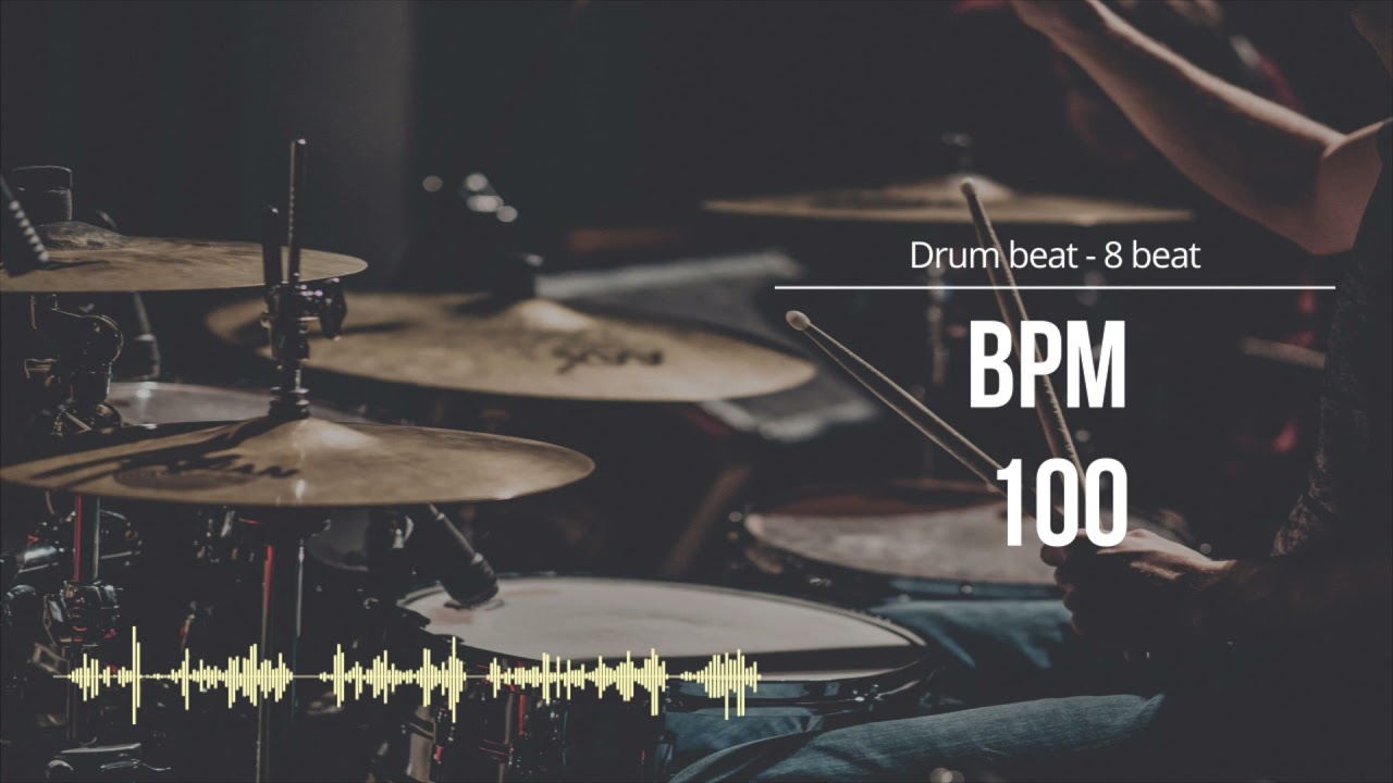 100 BPM 드럼비트 (Simple Straight Beat 100 BPM)