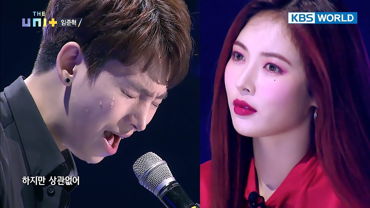 Lim Junhyuk plays the pian & sings a melancholic song. [The Unit/2017.12.07]