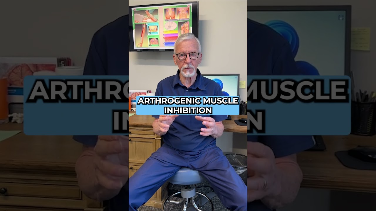 What causes muscle inhibition?
