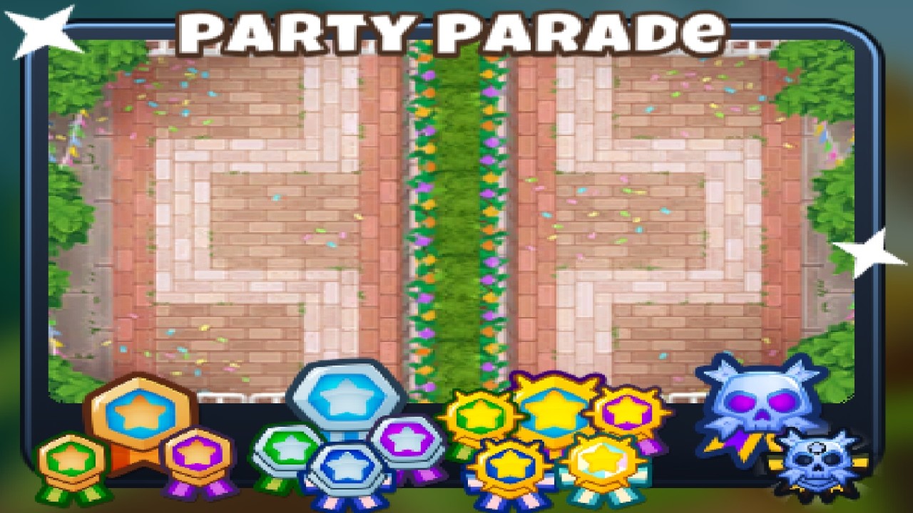 Black Border Bloons TD6 (No Commentary) Party Parade - Chimps