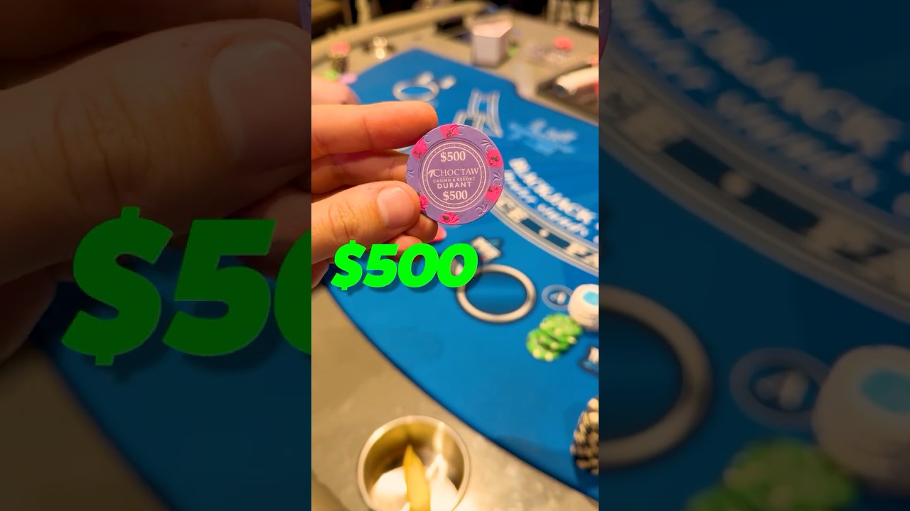 ТРИ РУКИ по $500, Повезет ли? #shorts #блэкджек #казино