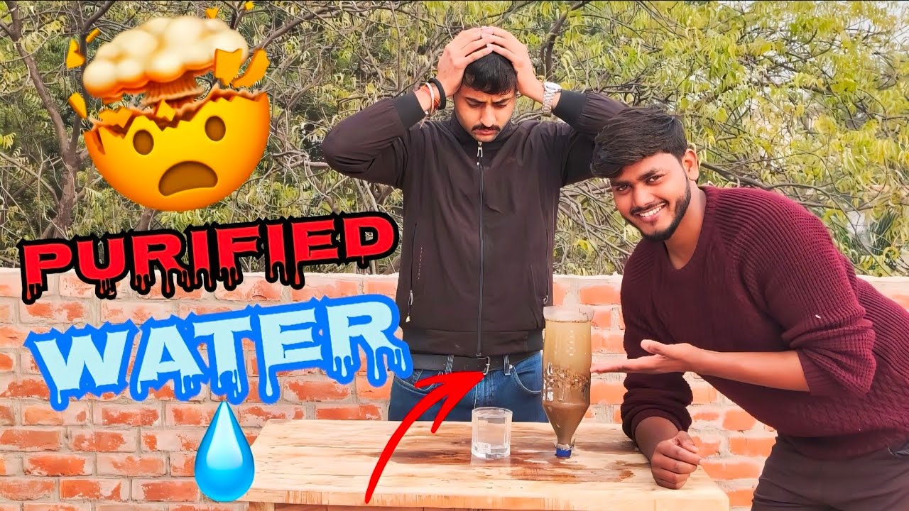 ll Kya Hoga Agar Nale Ke Pani Ko Purifier Karke Piya Jaye ll😱🤯 #experiment #new #channel 