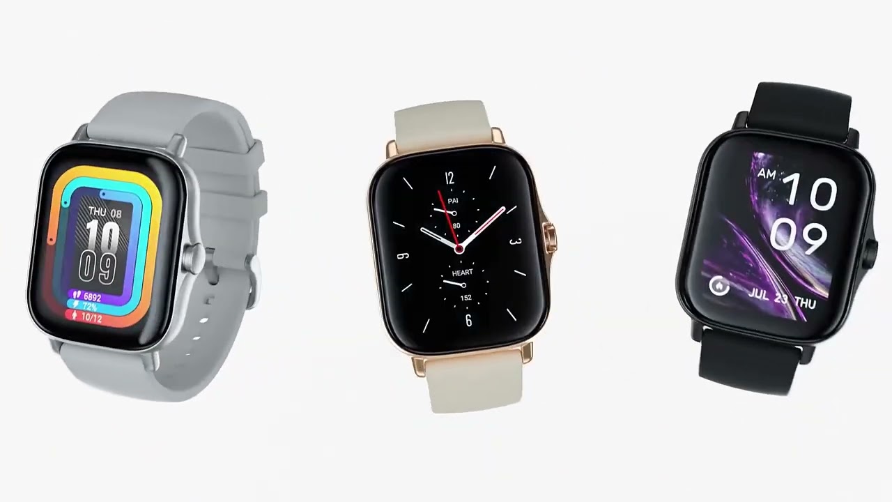 Amazfit GTS 2 Smart Watch for Android iPhone, Bluetooth Phone Calls, Alexa GPS Built-In