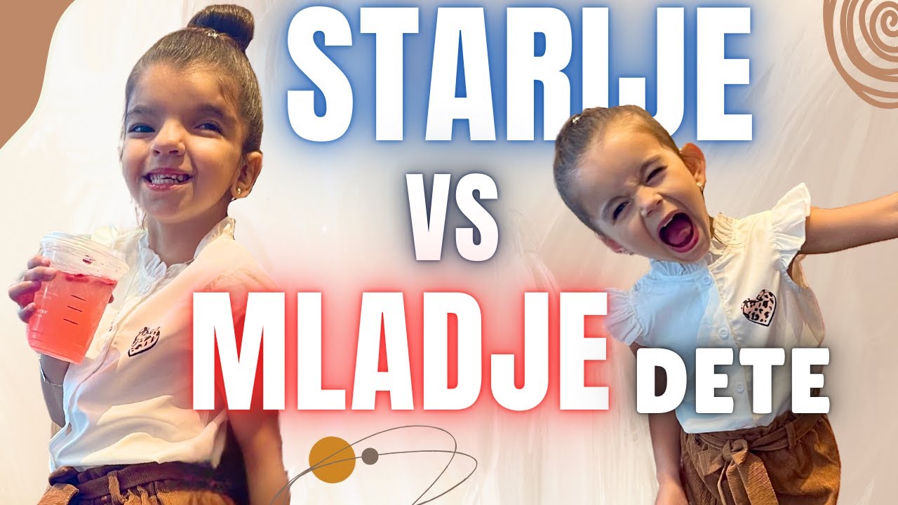 STARIJE vs MLADJE DETE 😂 @ARIJAIALINA  #starijevsmladje #smesno #deca #sestre