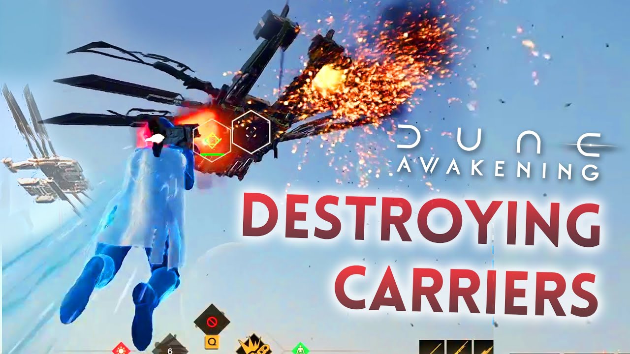 DUNE AWAKENING PVP IS INSANE - Destroying Carriers & Ground Fights