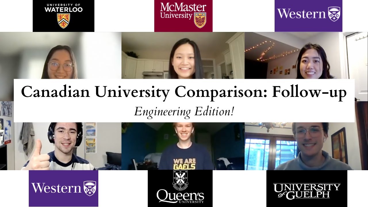 Canadian University Comparison 2022 | Engineering Q&A | McMaster, Queen's, Western, Waterloo, Guelph