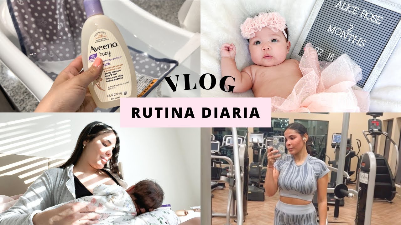 RUTINA DIARIA CON MI BEB&Eacute; DE 2 MESES 🤱Mam&aacute; primeriza - Melanie Ruiz