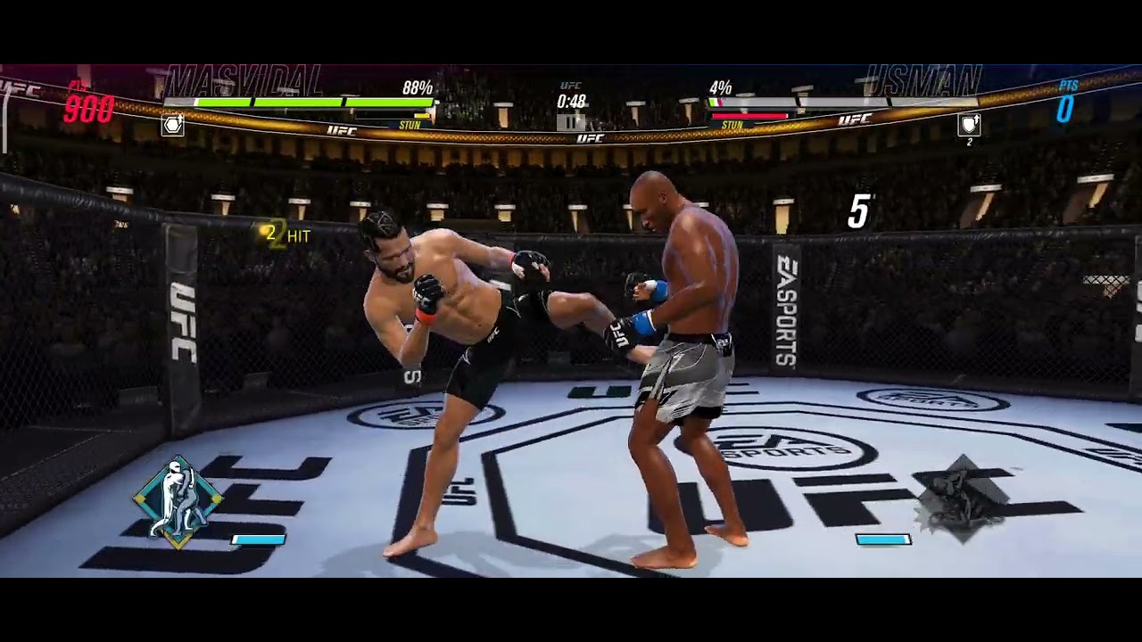 UFC Mobile 2 Oynuyoruz (Android/IOS) - Biraz antrenman ve 1-2 ciddi maç attık!!!