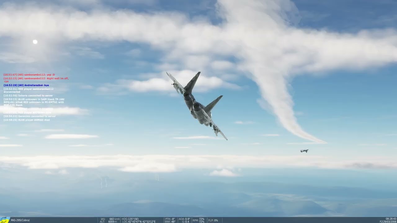 ukraine mig29 blowing up tu 95s in dcs world