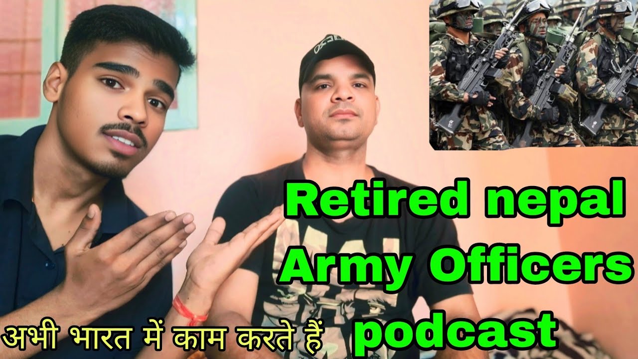 Retired nepal Army Officers podcast  🪖🪖#army #nepal #indianarmy #podcast #trending #nepali  #vlog
