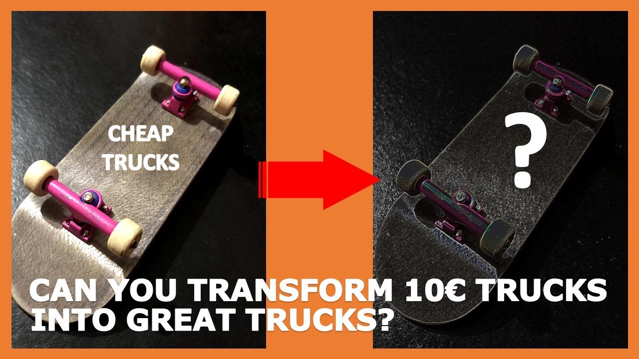 12$ FINGERBOARD TRUCKS REVIEW + MODIFICATION + TEST