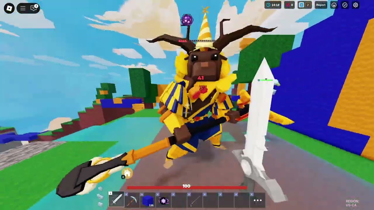 Solo Queueing As Fisherman...! (Roblox Bedwars)