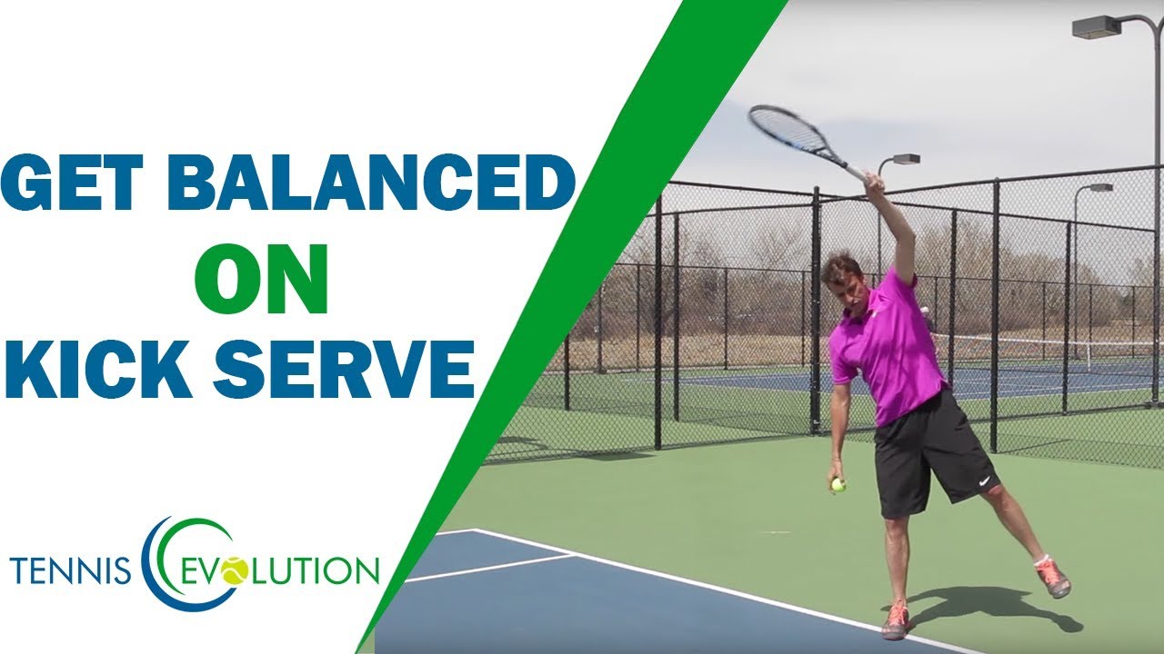 How To Get Balanced On Your Kick Serve |TENNIS SERVE