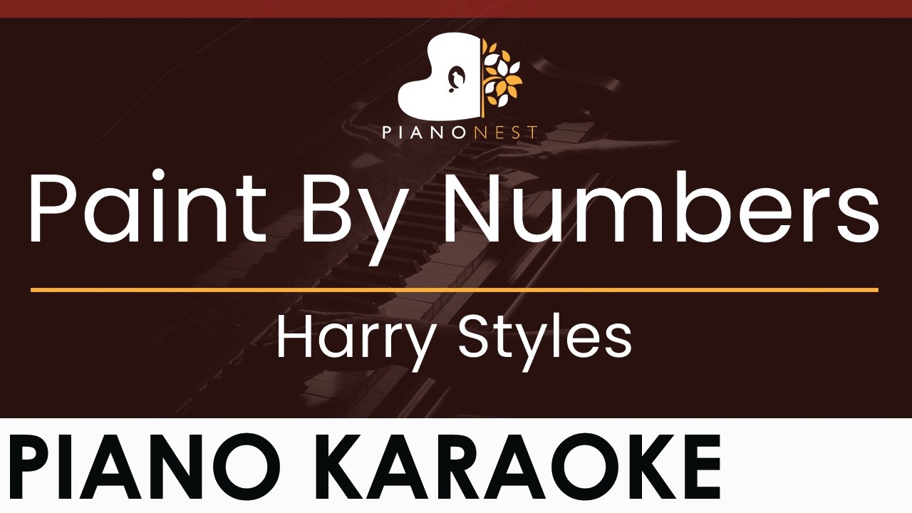 Harry Styles - Paint By Numbers - HIGHER Key (Piano Karaoke Instrumental)
