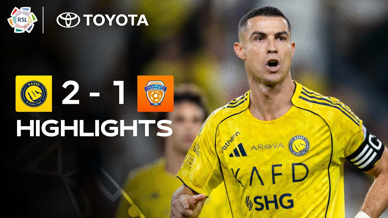Ronaldo's last minute penalty seals all 3 points for Al Nassr! 🐐 | Powered By Toyota