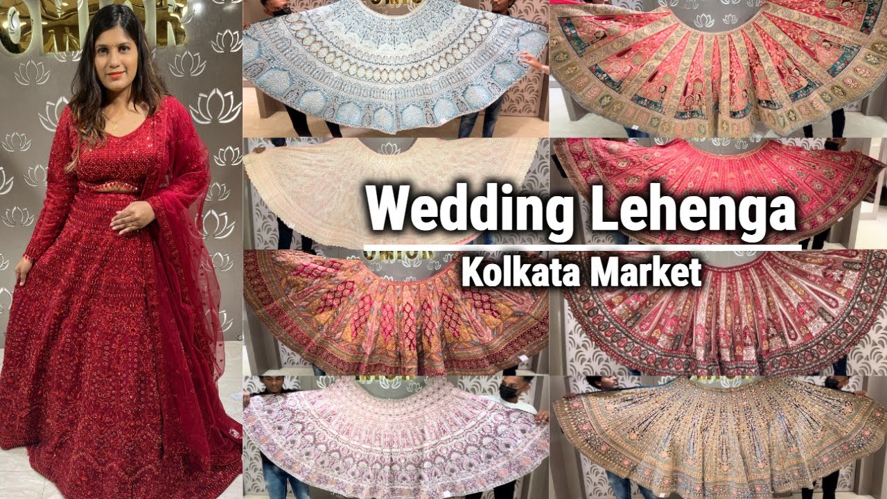 Bridal Lehenga at Half Price in Kolkata Barabazar