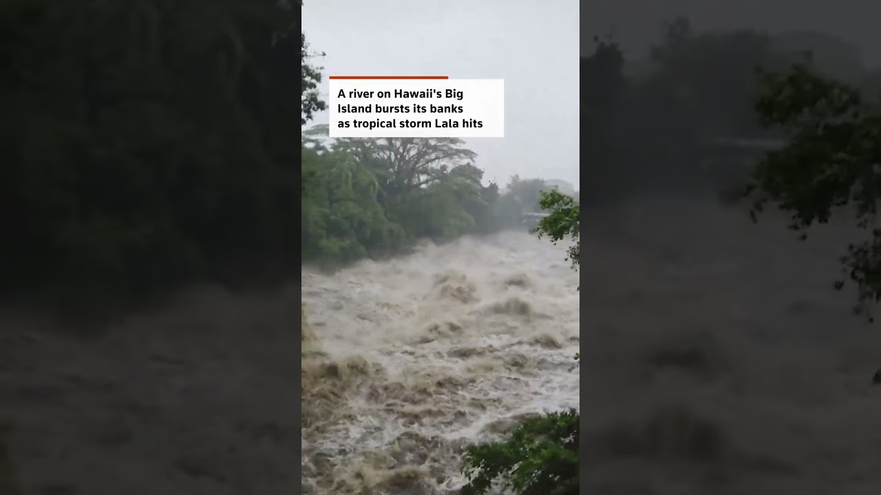 Storm Lala hits Hawaii's Big Island